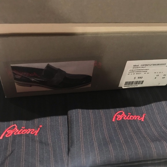 BRIONI tuxedo loafers *NWT* - Picture 14 of 14